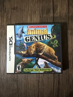 Scholastic Animal Genius Nintendo DS Game -